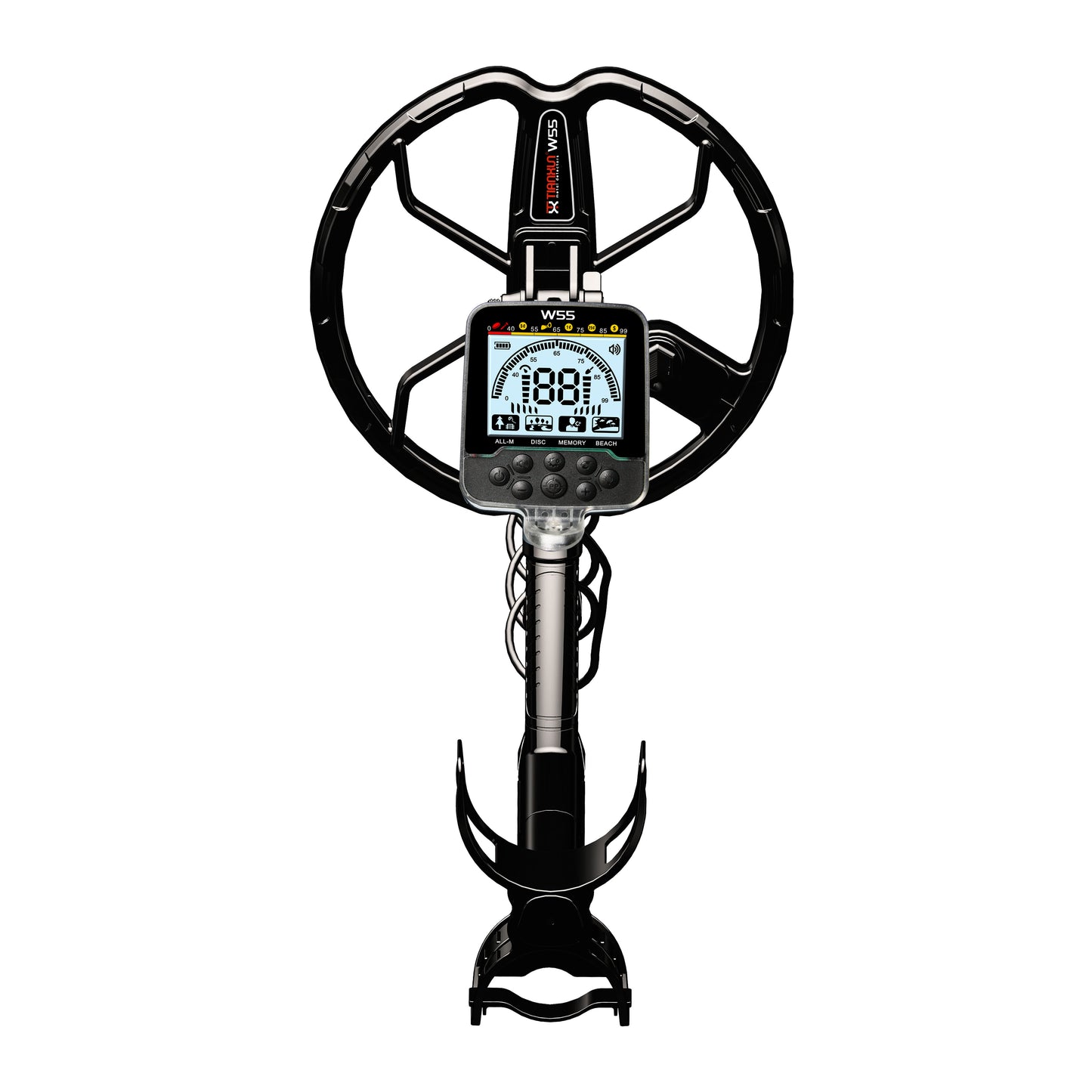 OKESAM W55 Fully Waterproof Metal Detector, IP68, 11 Inches Coil