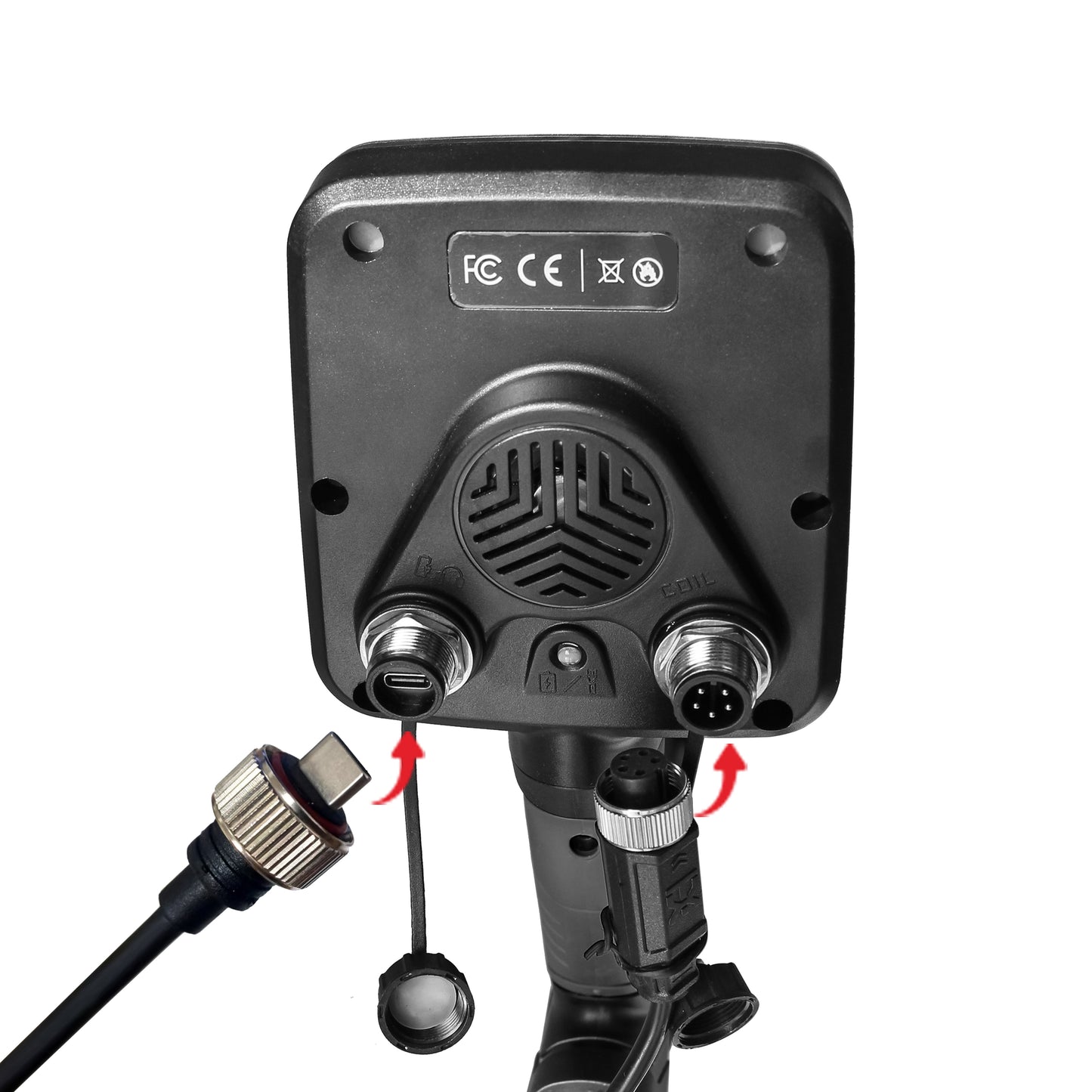 OKESAM W55 Fully Waterproof Metal Detector, IP68, 11 Inches Coil