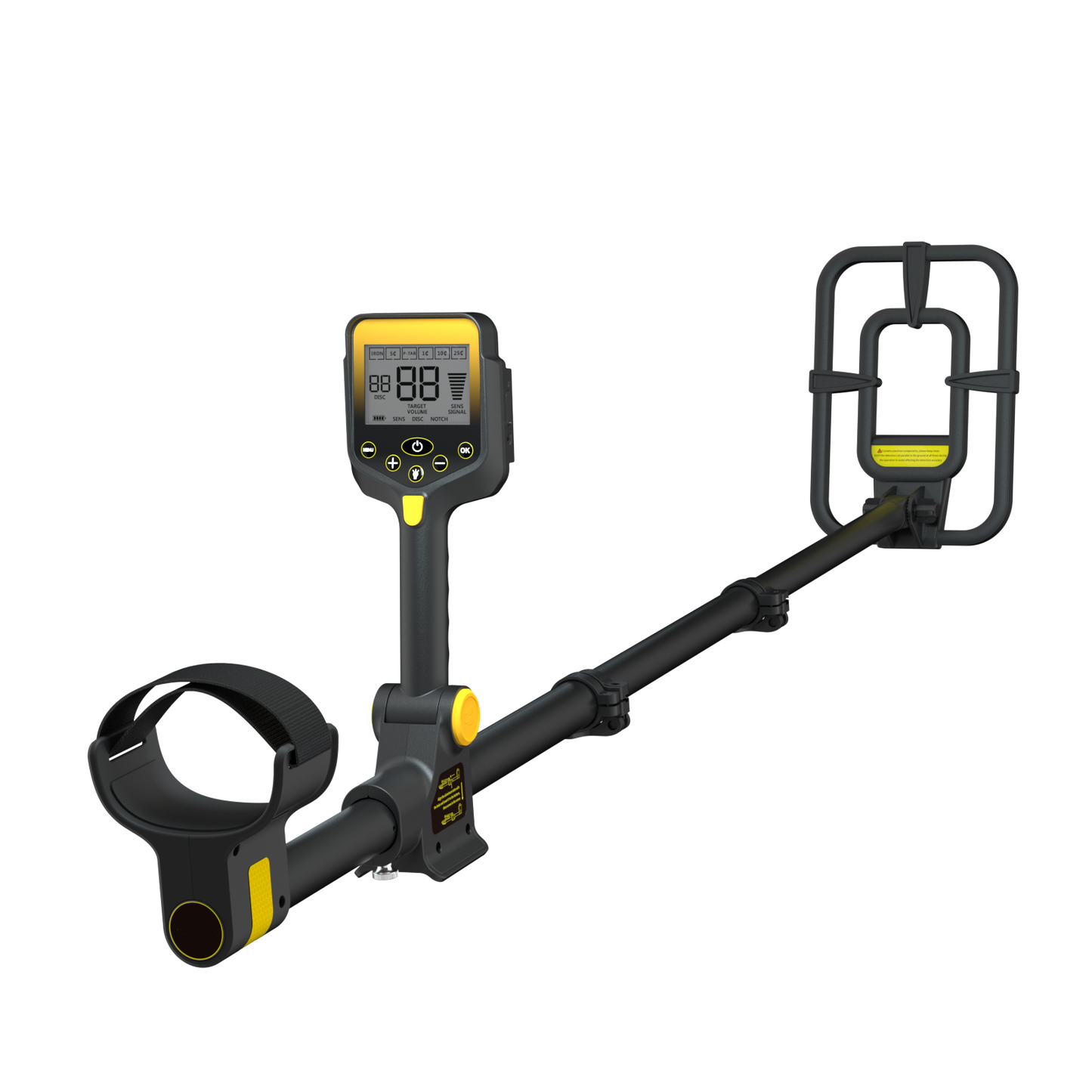OKESAM GT1000 Metal Detector, Waterproof 10"*7" Coil