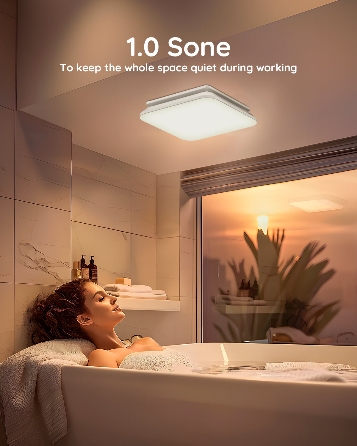 Bathroom Exhaust Fan with Light