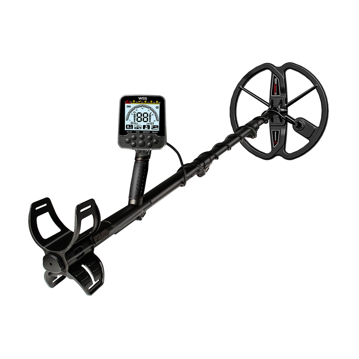 OKESAM W55 Fully Waterproof Metal Detector, IP68, 11 Inches Coil